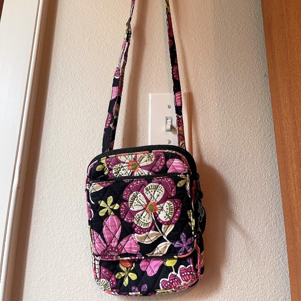 Vera Bradley Mini Hipster in Moon Blooms